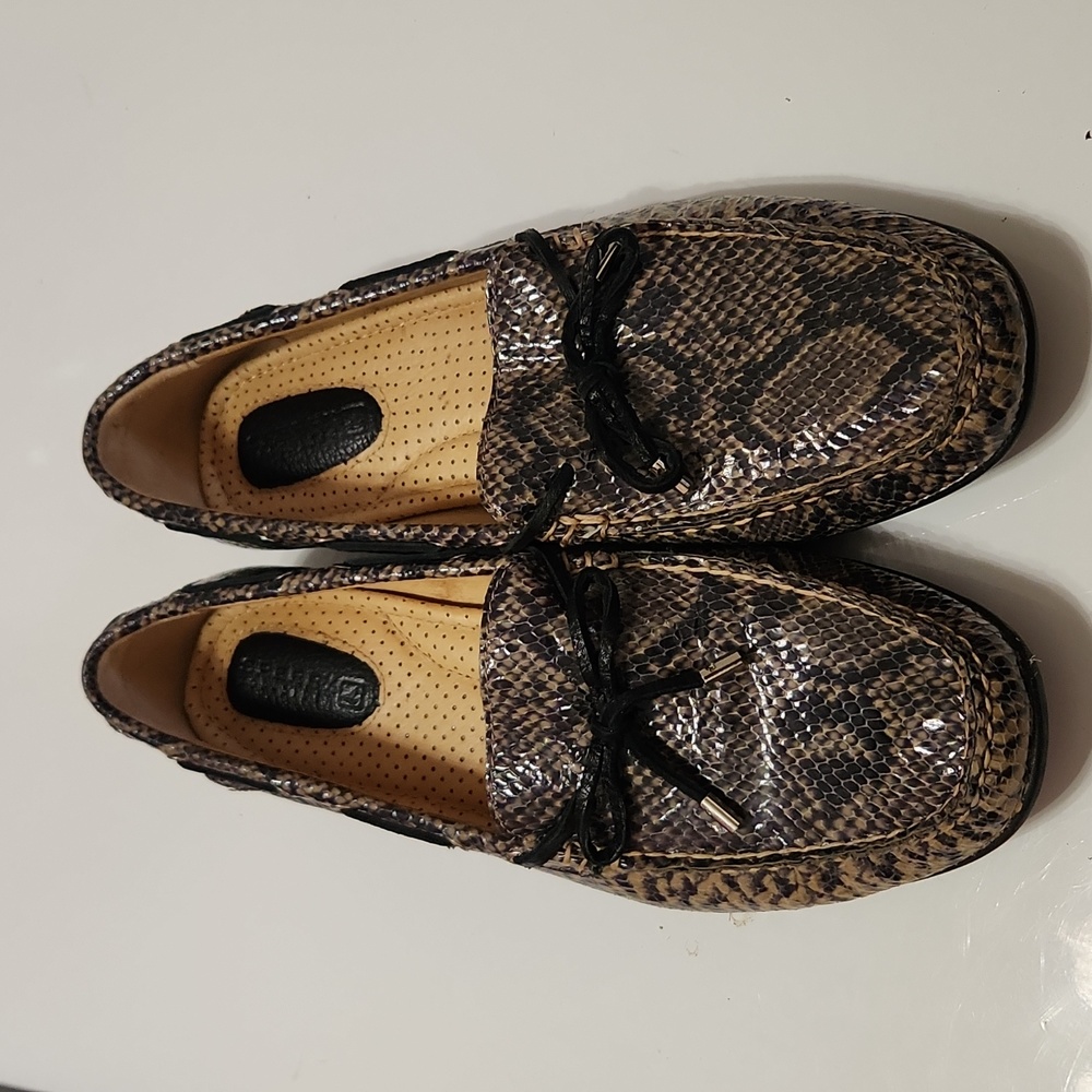 Sperry Top-siders Snake Print Loafers / Boat Shoes